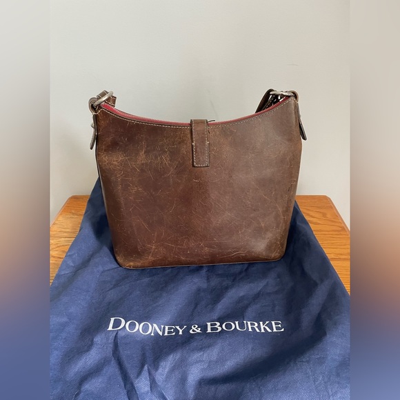 Dooney & Bourke Leather Shoulder Bag - Picture 7 of 7